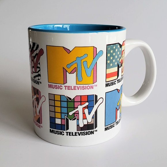 Silver Buffalo Other - MTV Logo 80s/90s Large Ceramic Coffee Mug 20 oz